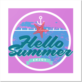 Hello summer Posters and Art